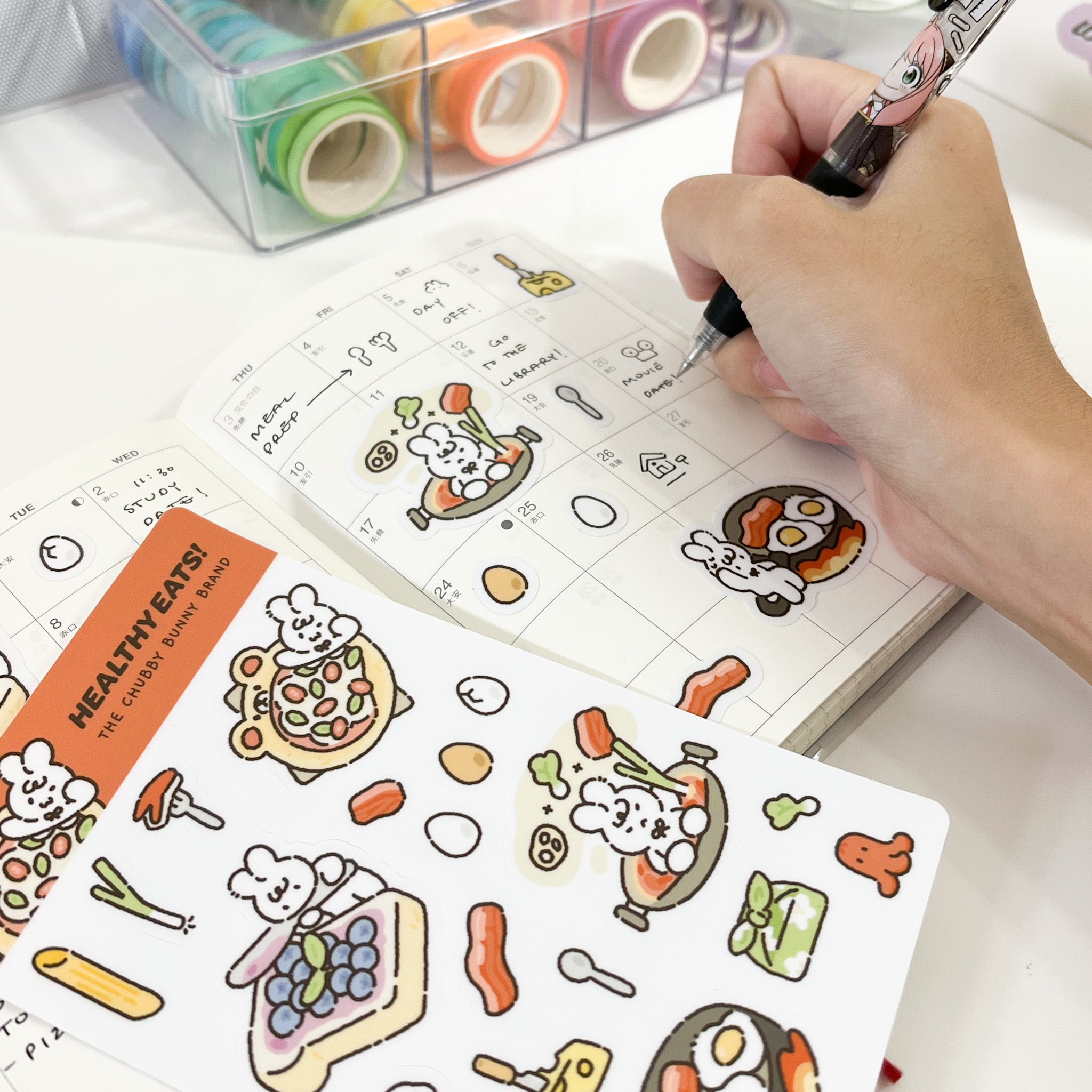 Healthy Eats Vinyl Sticker Sheet [B-Grade]