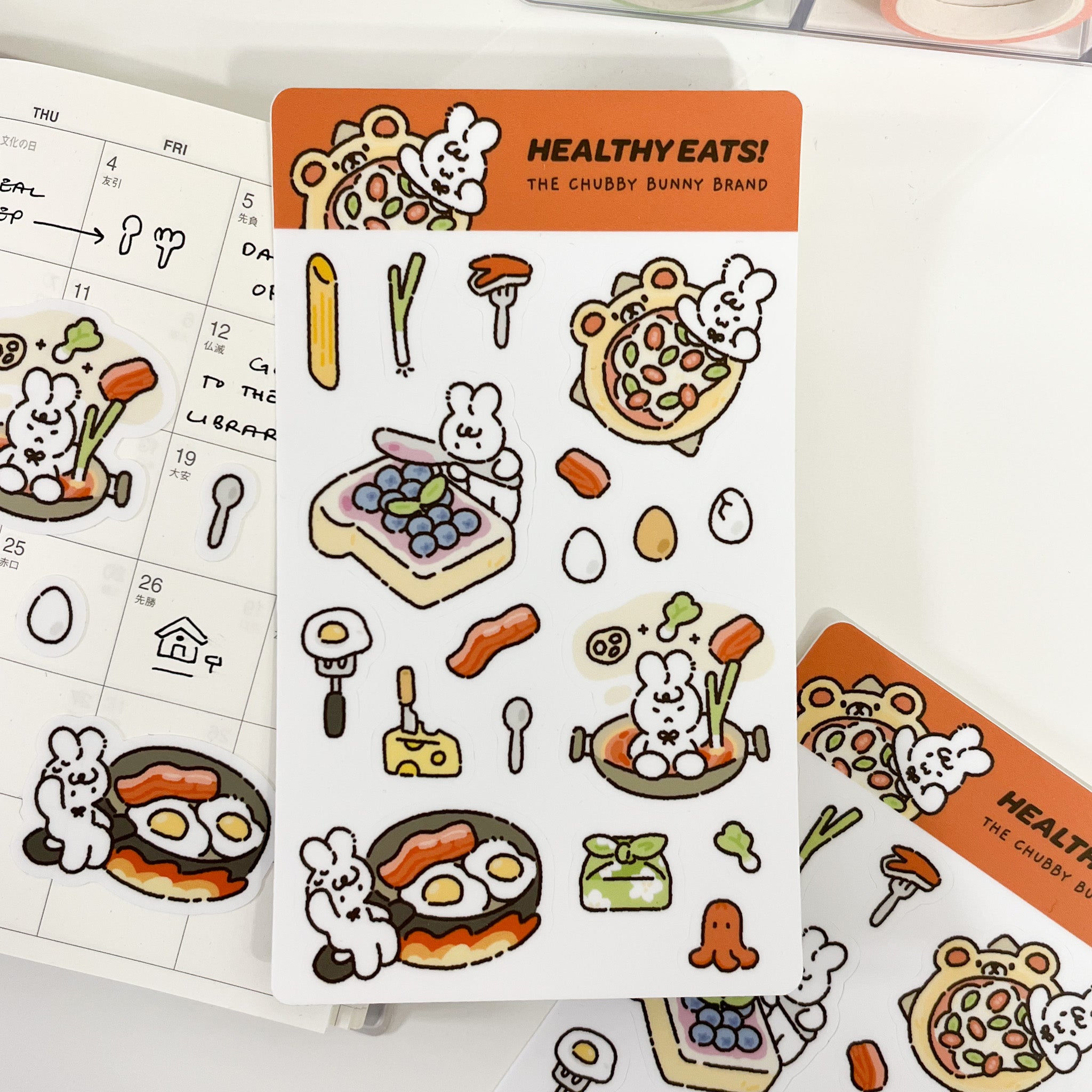 Healthy Eats Vinyl Sticker Sheet [B-Grade]