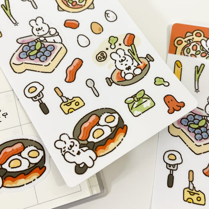 Healthy Eats Vinyl Sticker Sheet [B-Grade]