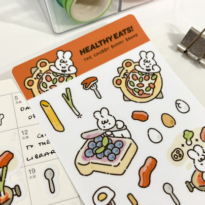 Healthy Eats Vinyl Sticker Sheet [B-Grade]