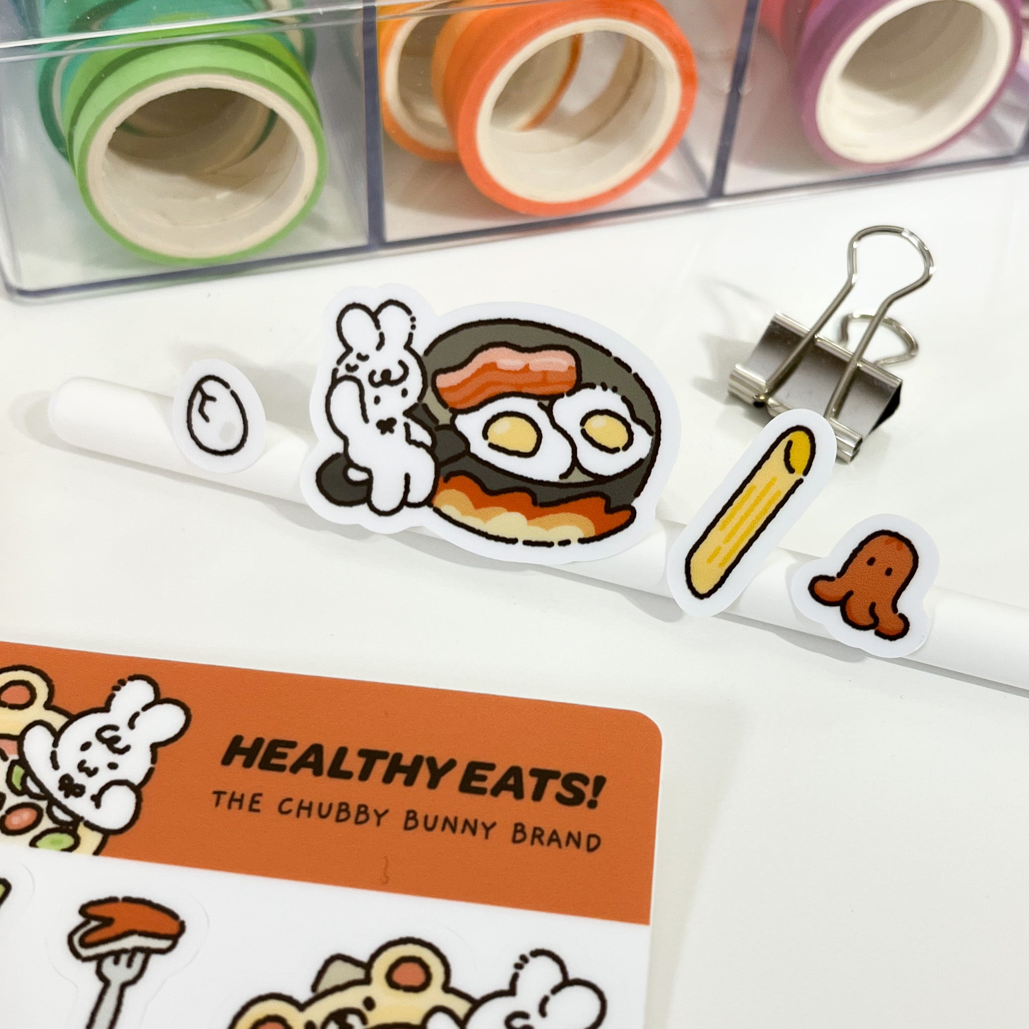 Healthy Eats Vinyl Sticker Sheet [B-Grade]