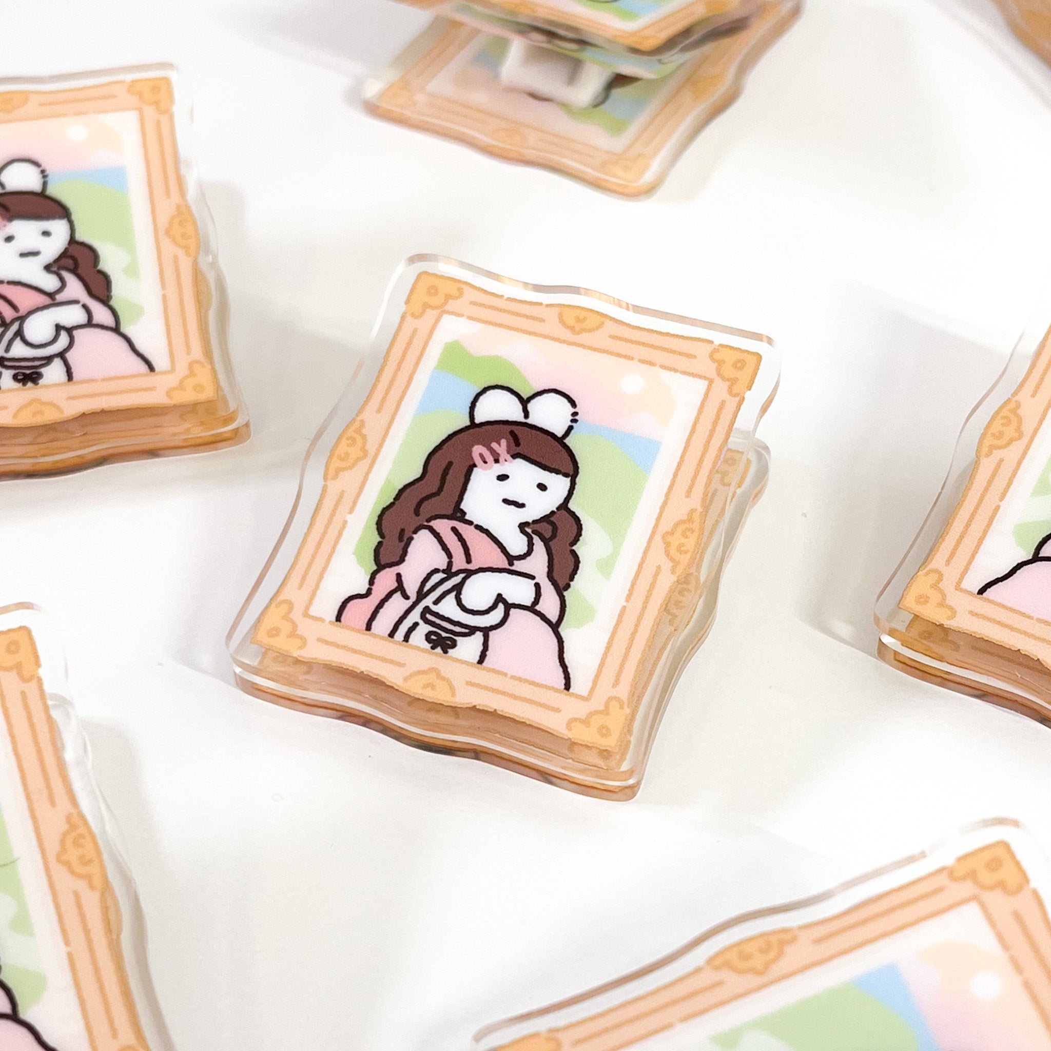 Mona Lisa Acrylic Clip