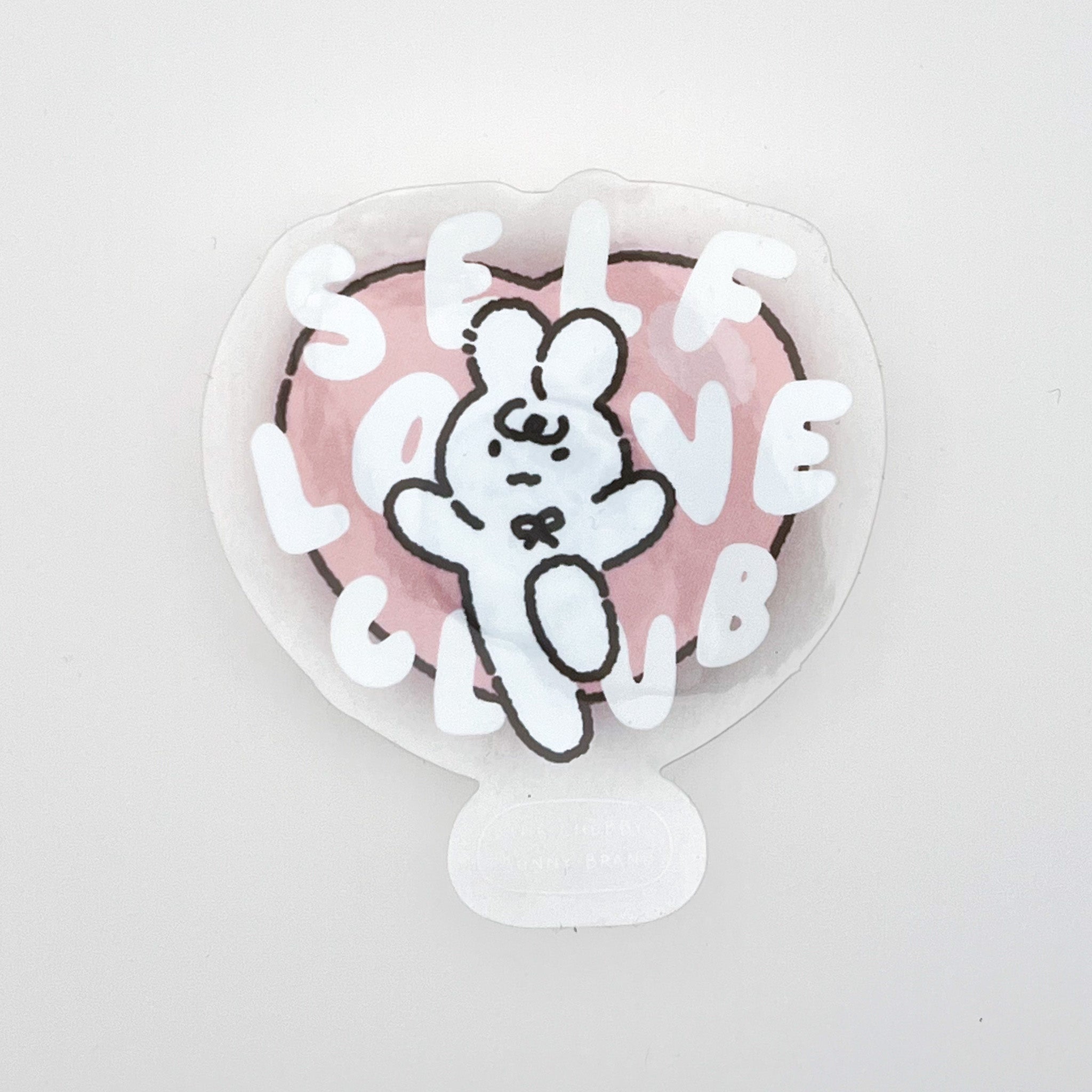 Self Love Club Clear Vinyl Sticker