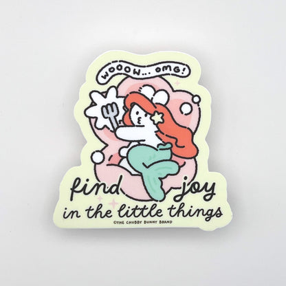 Find Joy in the Little Things Vinyl Sticker