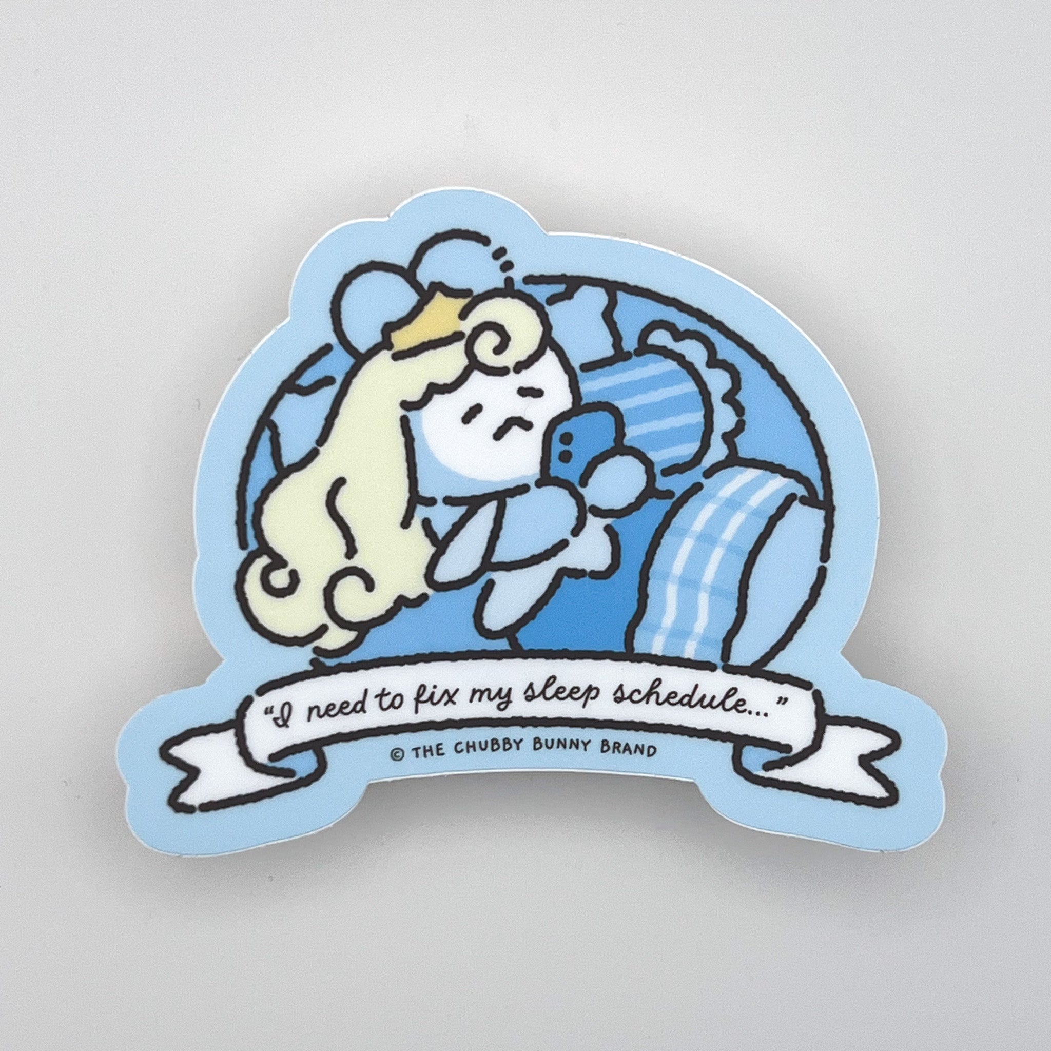 I Need To Fix My Sleep Schedule Vinyl Sticker