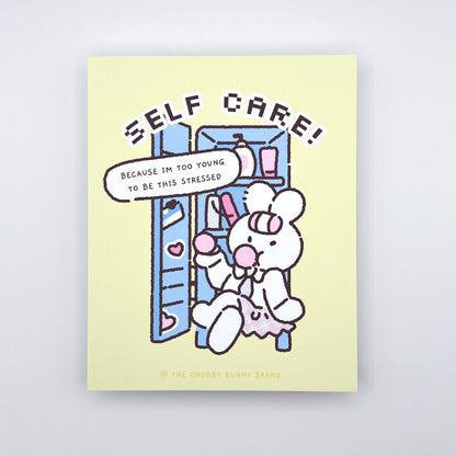 Self Care Motto Art Print