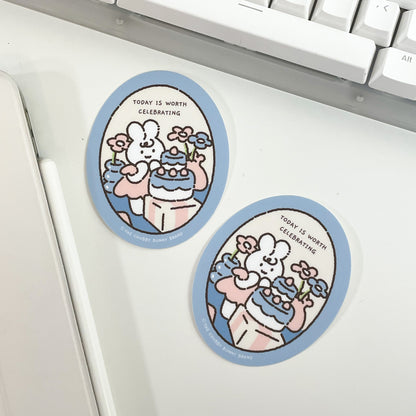 Today is Worth Celebrating Vinyl Sticker