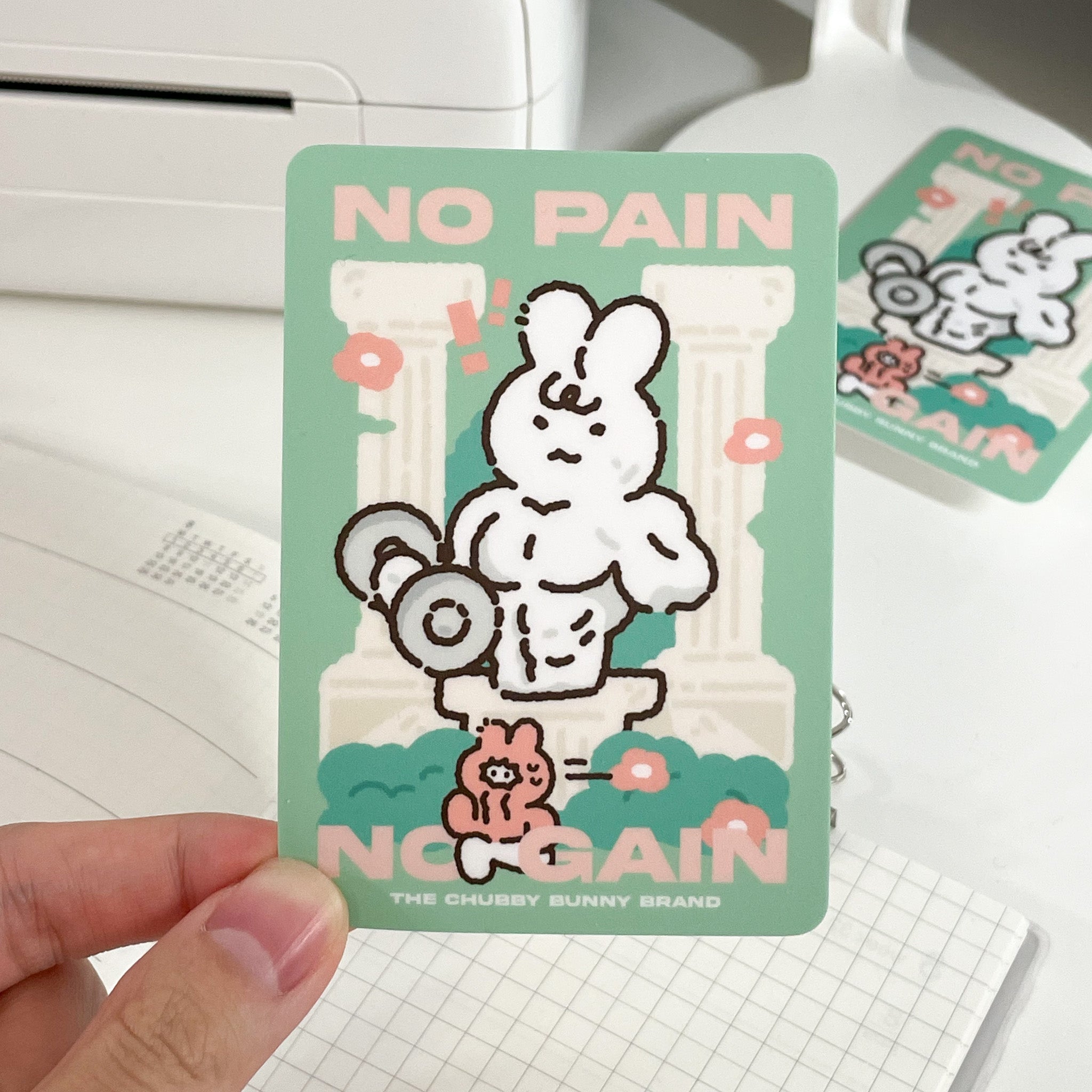 No Pain No Gain Workout Vinyl Sticker