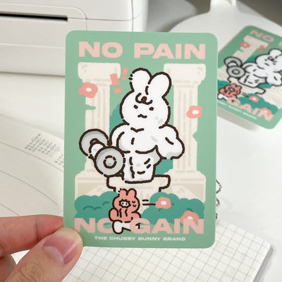 No Pain No Gain Workout Vinyl Sticker