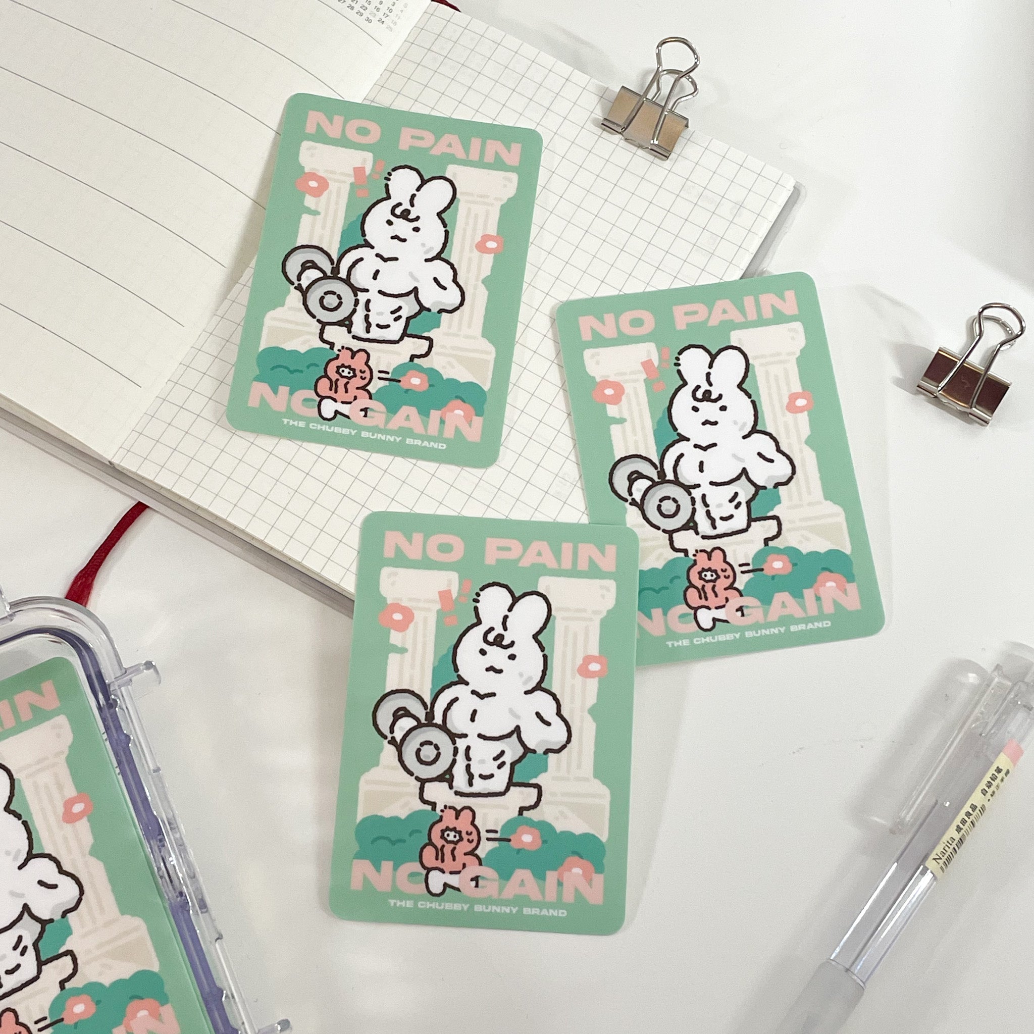 No Pain No Gain Workout Vinyl Sticker