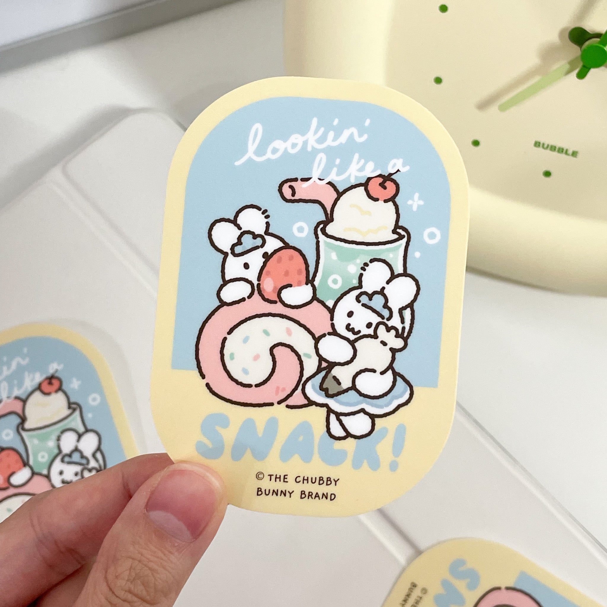 Lookin Like A Snack Vinyl Sticker