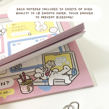 Anti-Procrastination Weekly Planner Notepad