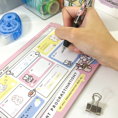 Anti-Procrastination Weekly Planner Notepad