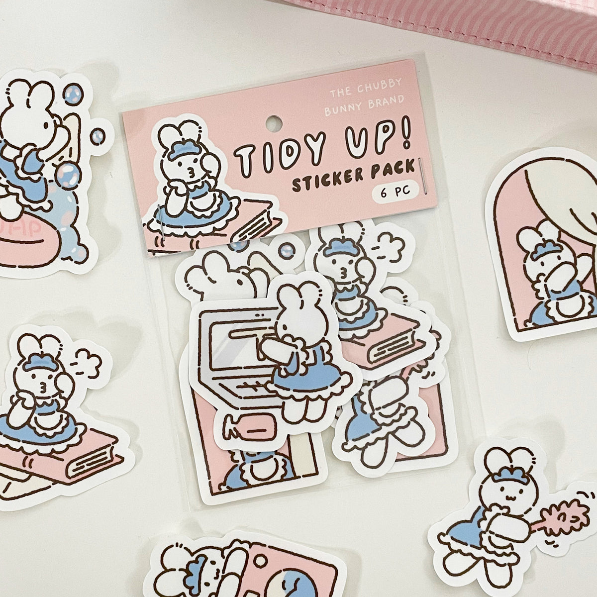 Tidy Sticker Sticker Packs – The Chubby Bunny Brand
